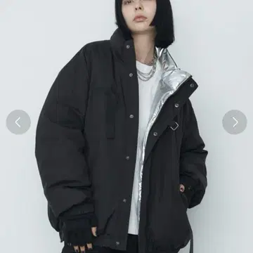 Aiver 방풍 리버서블 실버 블랙