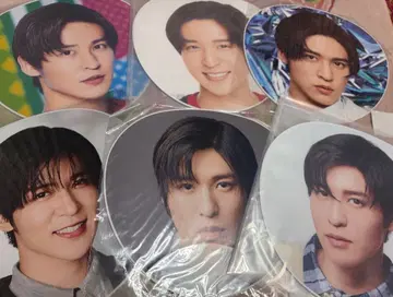 메구로 렌 부채 6개 세트