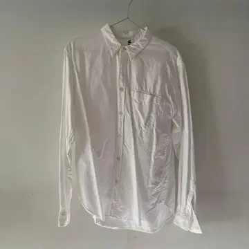 MHL. 화이트 버튼 다운 셔츠 L 사이즈