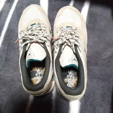 미즈노 웨이브 스니커즈 화이트/그레이