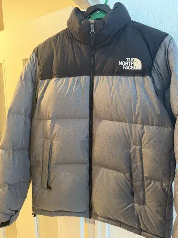 THE NORTH FACE XL 다운 자켓 그레이/블랙