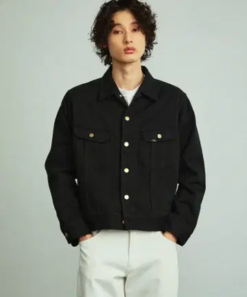 Lee 블랙 데님 자켓