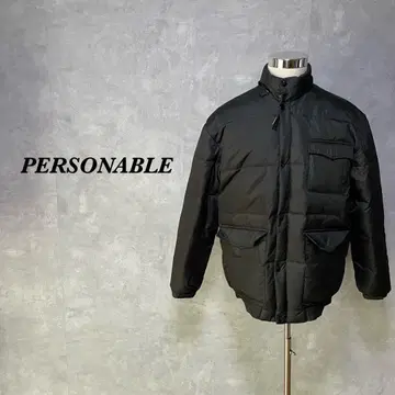 레어 XL 사이즈 PERSONABLE 다운 자켓 블랙 3521