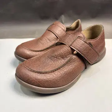 Re:getA 여성용 슬립온 가죽 M 사이즈 블랙 브라운