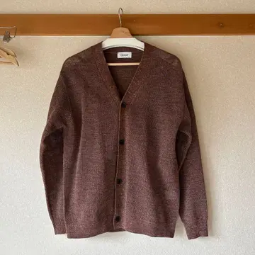 [새상품급] Gloster 브라운, 적갈색 V넥 가디건