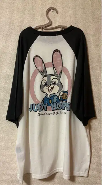Judy Hopps 래글런 T셔츠 아베일 주디 닉 주토피아