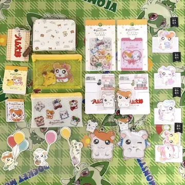 꼬마햄찌 스티커 파우치 지갑 코인 케이스 리플렉터 참