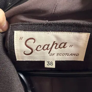 Scapa 테일러드 자켓 38 브라운 여성용