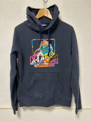 XLARGE 네이비 그래픽 후드티