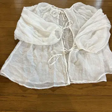 시스루 블라우스