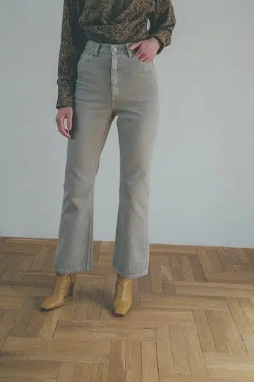 CLANE / COLOR DYE BOOTS CUT DENIM
