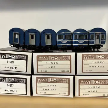 KATO HO 게이지 20계 특급형 침대 객차 6량 세트