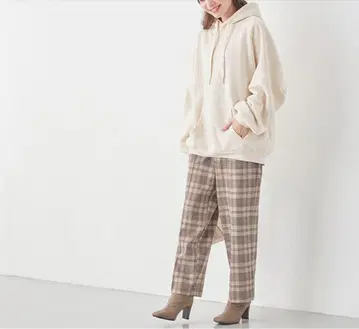 풀오버 후드티 가을/겨울 속기모 여성용 빅 후드 부착 두꺼운 원단 L