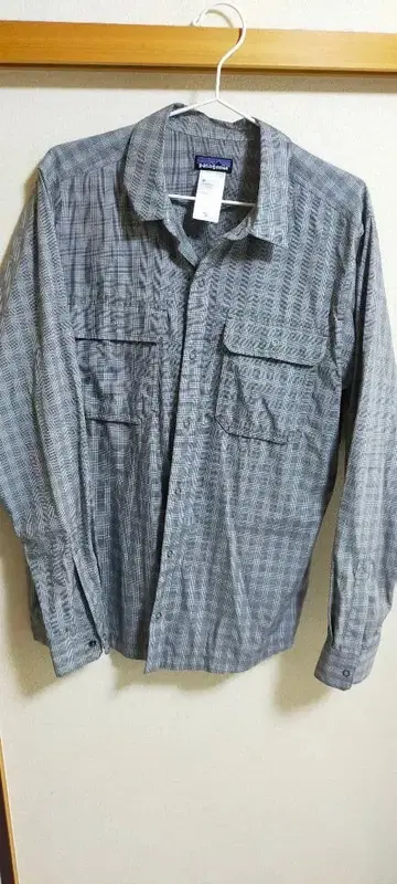 Patagonia 체크 무늬 긴팔 셔츠 M