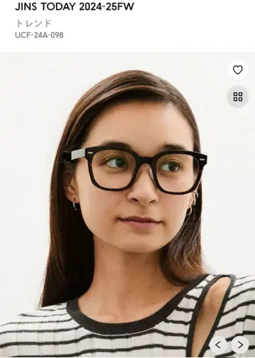 JINS TODAY 2024-25FW UCF-24A-098 안경 미사용