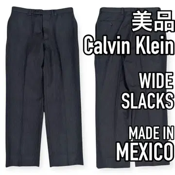 새상품급 캘빈클라인 멕시코제 와이드 슬랙스 Calvin Klein