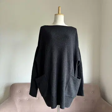 프레임워크 보트넥 와이드 니트