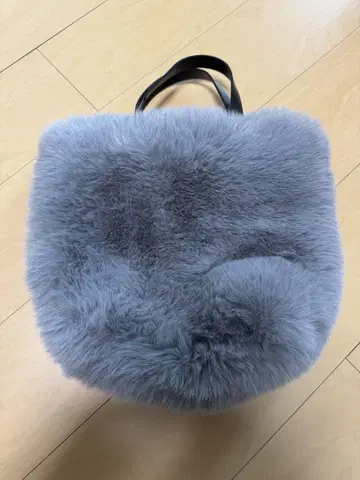 relume 그레이 핸드백 복슬복슬 퍼