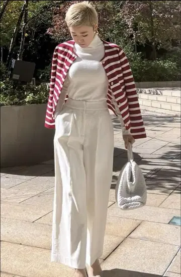 JENNE 코듀로이 와이드 팬츠