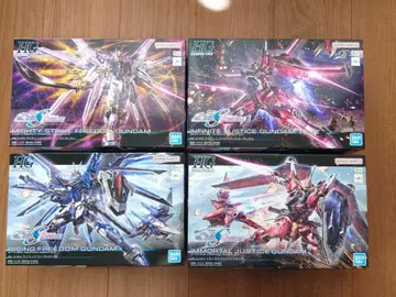 새상품 SEED 4세트 HG 마이티 스트라이크 프리덤 저스티스