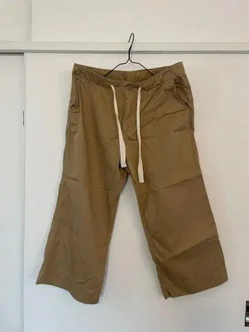 BEAMS BOY 베이지 와이드 팬츠