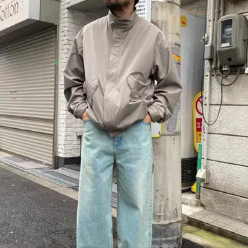 유나이티드 애로우즈 그레이 스탠드 카라 자켓