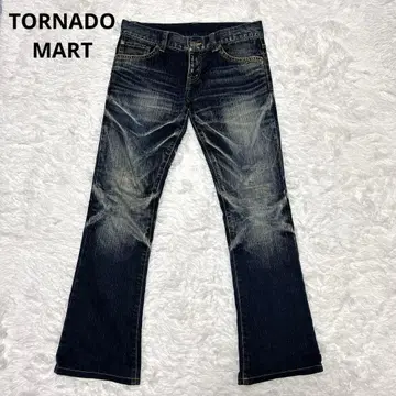 TORNADO MART 슈컷 데님 히게 빈티지