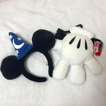 미키 머리띠 미니백 숄더백 2세트