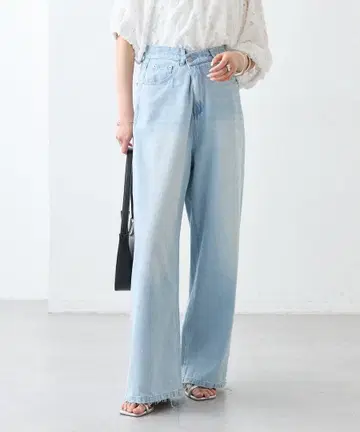 mystic 컷오프 오버 다이 데님 size1 허리 사이즈 조절 가능
