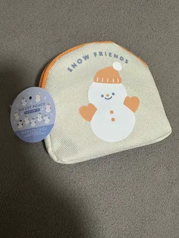 캔두 파우치 눈사람 SnowMan 오렌지