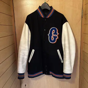 초기 cootie 바시티 자켓 사이즈 M 빅 블랙