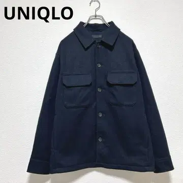 [컨디션 최상] UNIQLO 유니클로 울 코트 자켓 (M) 네이비