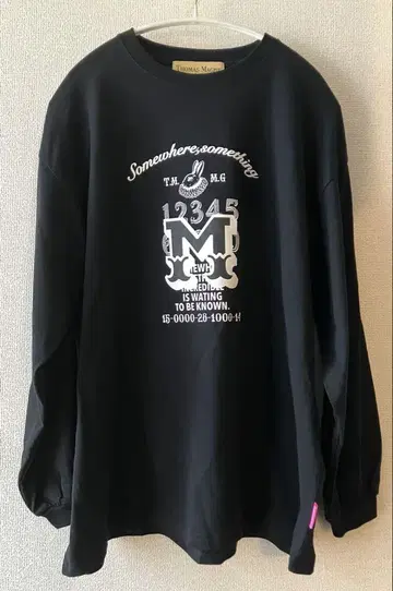 THOMAS MAGPIE 토마스 맥파이 상의 로고 토끼 프리 사이즈