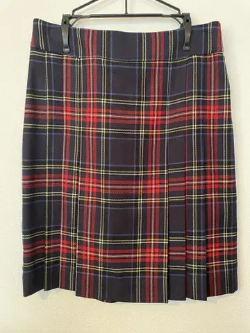 BROOKS BROTHERS 타탄 체크 플리츠 스커트 4