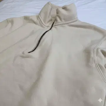 UNIQLO 하프 지퍼 트레이닝복 베이지 남성용 S