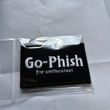 Go-Phish 벨크로 와펜 M 블랙 사블록