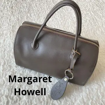 Margaret Howell 미니 보스턴 백 소가죽 구 로고