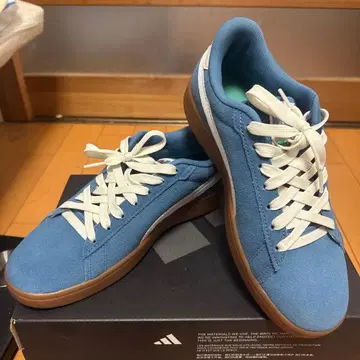 PUMA 스웨이드 캐주얼 스니커즈 파랑