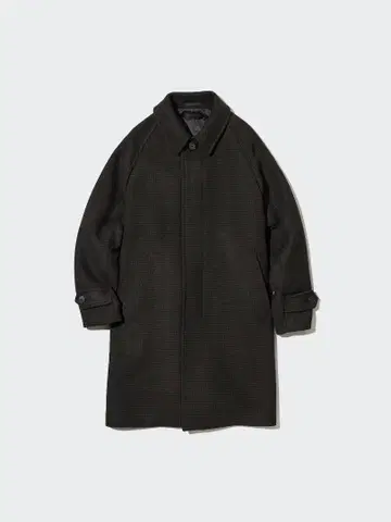 [ 새상품급, 대특가! ] 유니클로 싱글 브레스 체크 코트