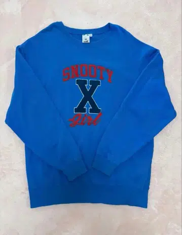 X-girl SNOOTY CREW SWEAT TOP