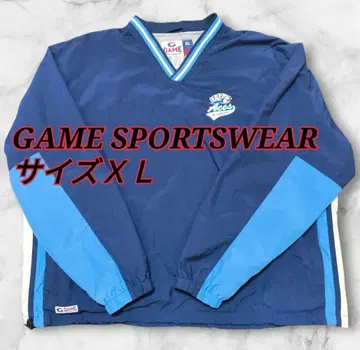 GAME SPORTSWEAR 게임 셔츠 나일론 원단 네이비 XL
