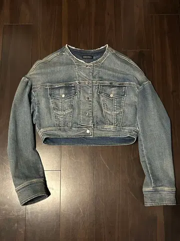 MaisonSpecial 노카라 데님 자켓