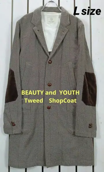 BEAUTY andYOUTH 트위드 숍 코트