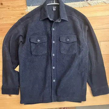 90s 올드 갭 GAP 플리스 셔츠 XL 네이비 구제 의류