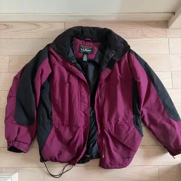 L.L.Bean 나일론 자켓 마룬/블랙