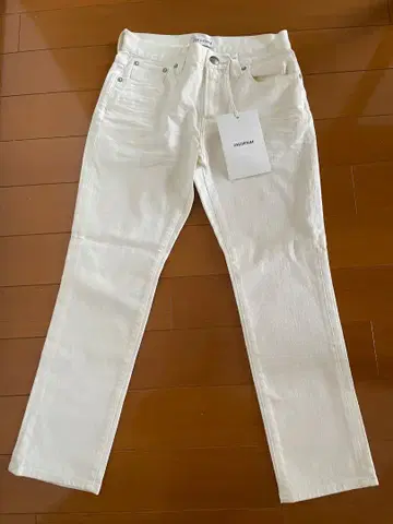 23구 DENIM 화이트 데님 팬츠 스트레이트 36