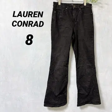 새상품급 LAUREN CONRAD [ 8 ] 블랙 부츠컷 데님