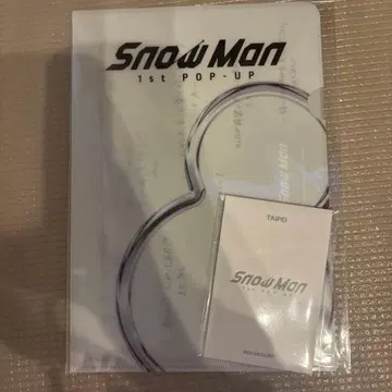타이베이 한정판 Snow Man 포토 카드 팩 메구로 렌 미니 포스터