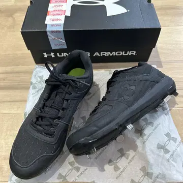 스파이크 블랙 26.5cm 연식 야구