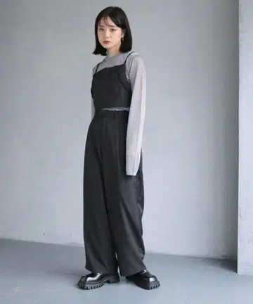 [ cheriella ] 셋업 뷔스티에 포함 슬랙스 와이드 팬츠